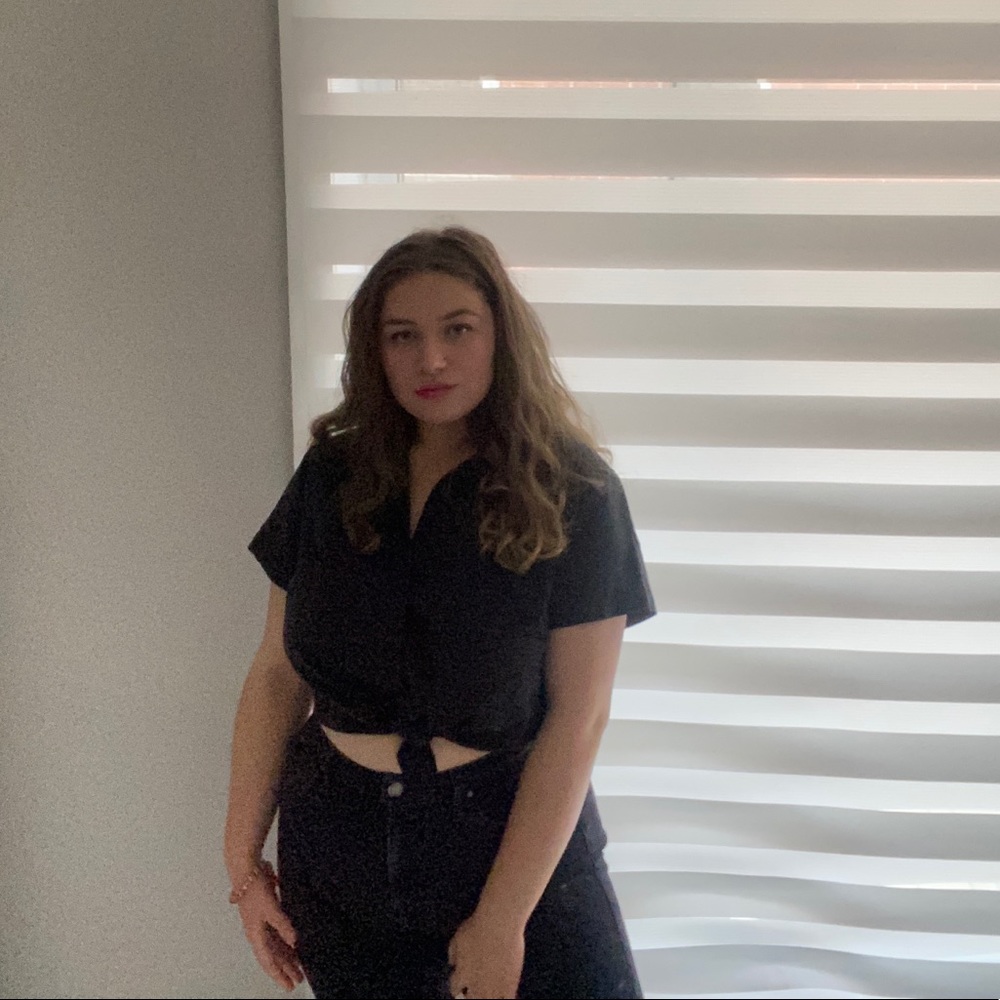 Black blouse XL